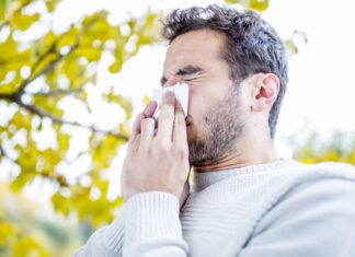 Getting Allergies: Indicates lower risk of Covid